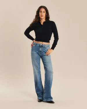 LABDIP NIKKY DENIM Jean Flare Retro Bleu GB 30