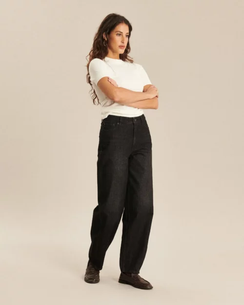LABDIP OLSEN DENIM Jean Ballon Dark Grey BL 70 – Image 2