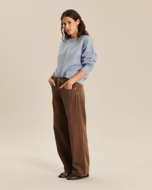 LABDIP RIVER DENIM DYE Jean Wide Cafe – Image 2