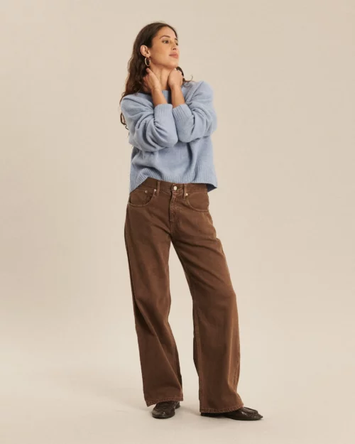 LABDIP RIVER DENIM DYE Jean Wide Cafe