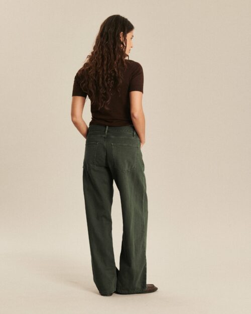 LABDIP RIVER DENIM DYE Jean Wide Moss – Image 5