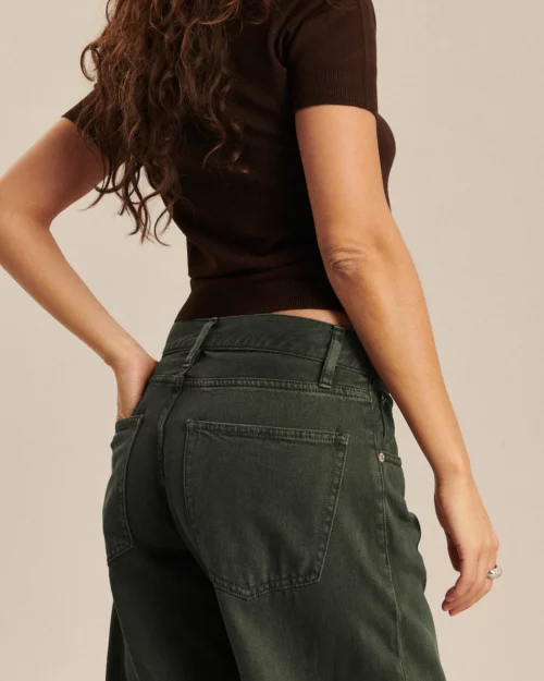 LABDIP RIVER DENIM DYE Jean Wide Moss – Image 6