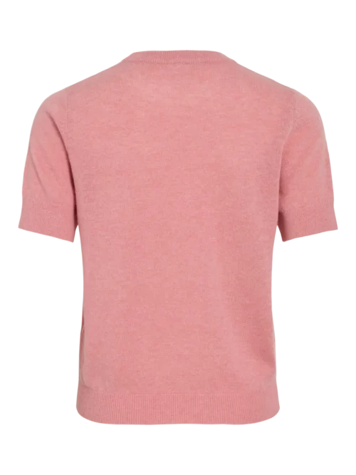 VILA ROUGE EDIT ROUKATE Top en Maille Peach Blossom – Image 7