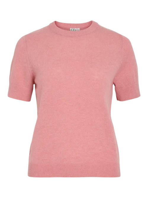 VILA ROUGE EDIT ROUKATE Top en Maille Peach Blossom – Image 6