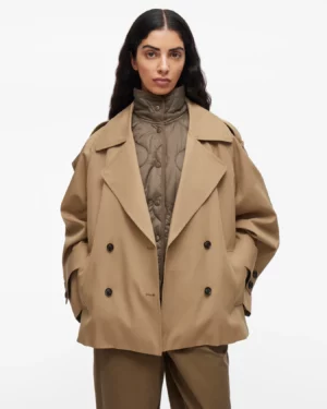 VILA ROUGE EDIT ROULILA Veste Petrified Oak