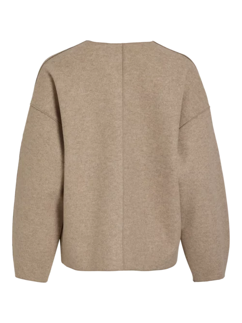 VILA VIJUICE Veste Loose Natural Melange – Image 2