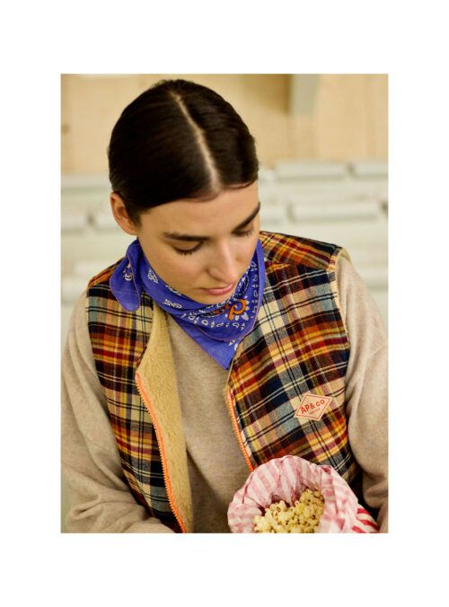 AP GAIANE Foulard Bandana Bleu Electric 300 – Image 3