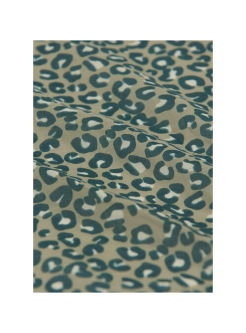 AP GISHLAINE Foulard Bandana Léopard Kaki 28 – Image 4