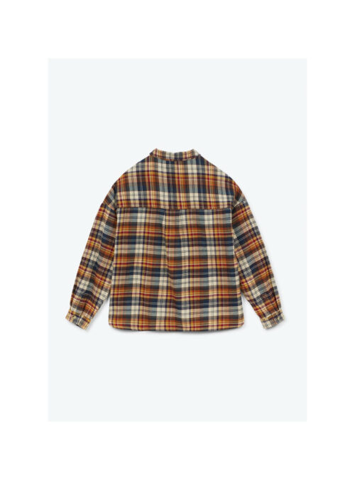 AP GRETA Blouse Ecossais Châtaigne 74 – Image 3
