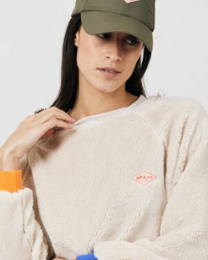 AP JOE Sweat Sherpa Tricolore Beige 70