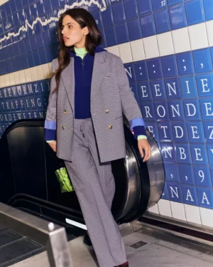 CKS BLACED Pantalon Long Brun Foncé