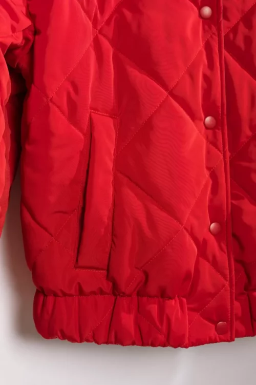 CKS COLDE Veste Courte Rouge et Bordeaux – Image 13