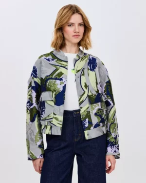 CKS CREMA Veste Courte Grise