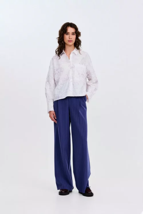 CKS THEO Pantalon Long Rayures Bleu – Image 2