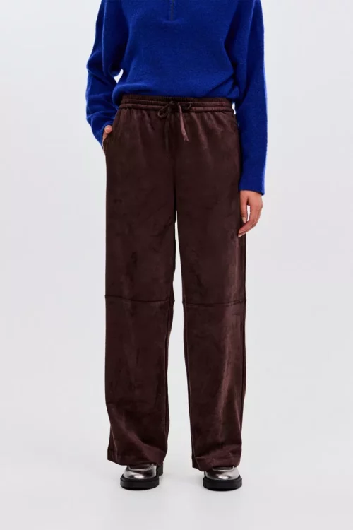 CKS TOBYSEW Pantalon Long Brun Foncé