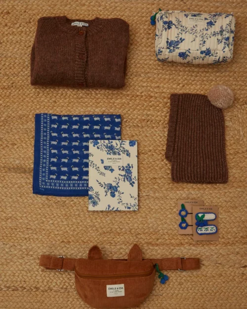 EMILE ET IDA AC-CARNET3 Carnet Orchid Bleu – Image 2