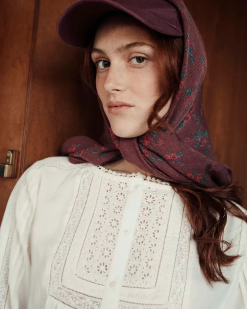 EMILE ET IDA CAITLYN Blouse Dentelle Creme – Image 2