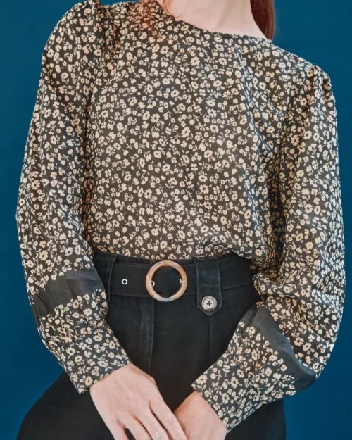 EMILE ET IDA CATHERINE Blouse Manche Ballon Anemone
