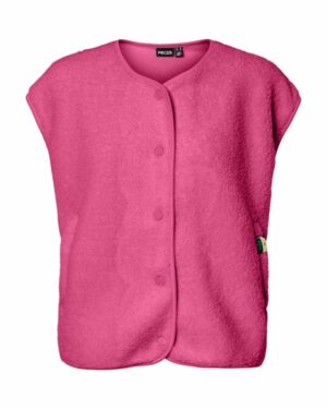 PIECES PCKATTY Gilet Shocking Pink