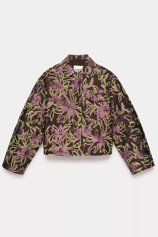 CKS COSAM Veste Fantaisie Courte Jaune VIF – Image 2