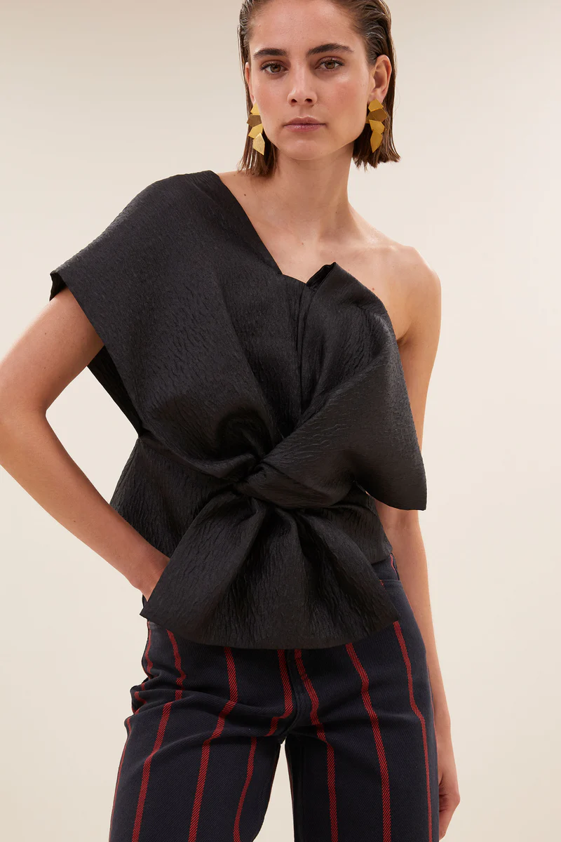 BY-BAR JULA Top Bubble Jet Black