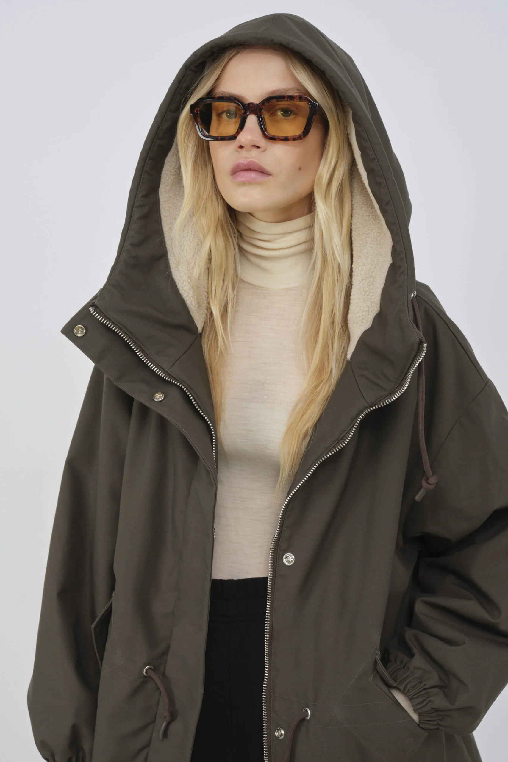 EMBASSY MEMPHIS Parka Black Olive – Image 5