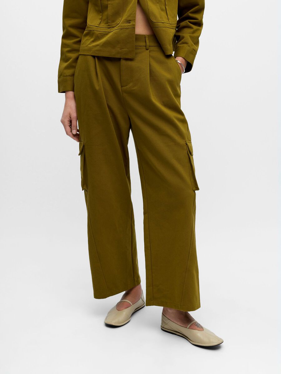 OBJECT OBJHALIA Pantalon fir Green – Image 3