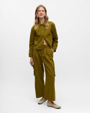 OBJECT OBJHALIA Pantalon fir Green