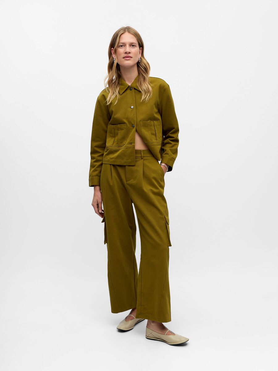 OBJECT OBJHALIA Pantalon fir Green