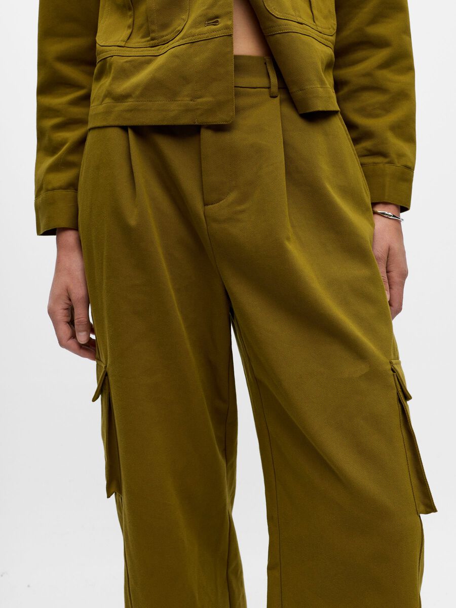 OBJECT OBJHALIA Pantalon fir Green – Image 4