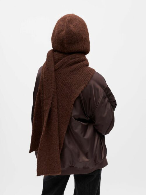 OBJECT OBJMILU Cagoule-Écharpe Seal Brown – Image 3