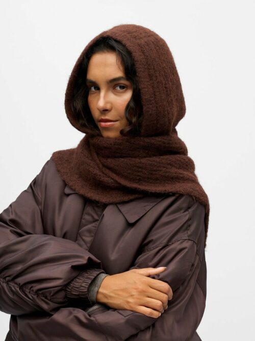 OBJECT OBJMILU Cagoule-Écharpe Seal Brown – Image 2