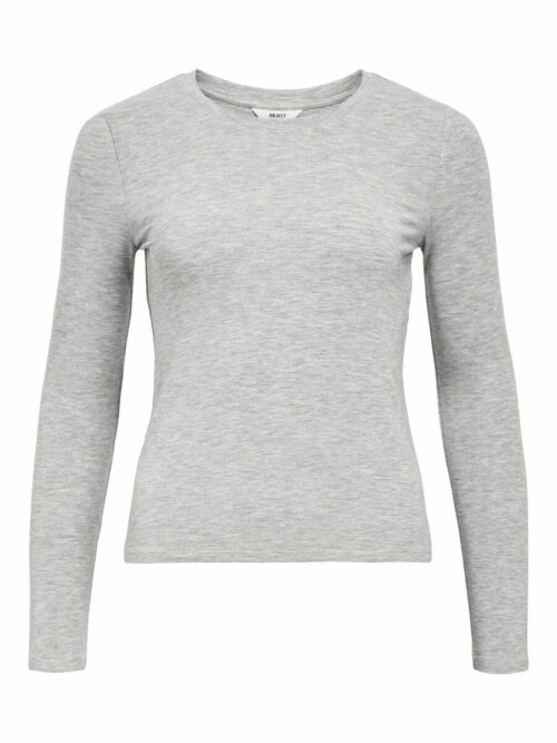 OBJECT OBJZOFIA Top Medium Grey Melange – Image 2