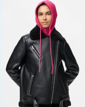 PIECES PCJISE Capuche Beetroot Purple