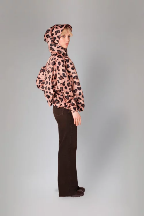 RAINKISS Poncho de Pluie Court Panthère Rose – Image 2