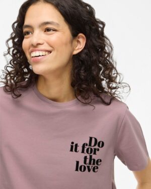 VILA VINORA T-Shirt Vieux Rose