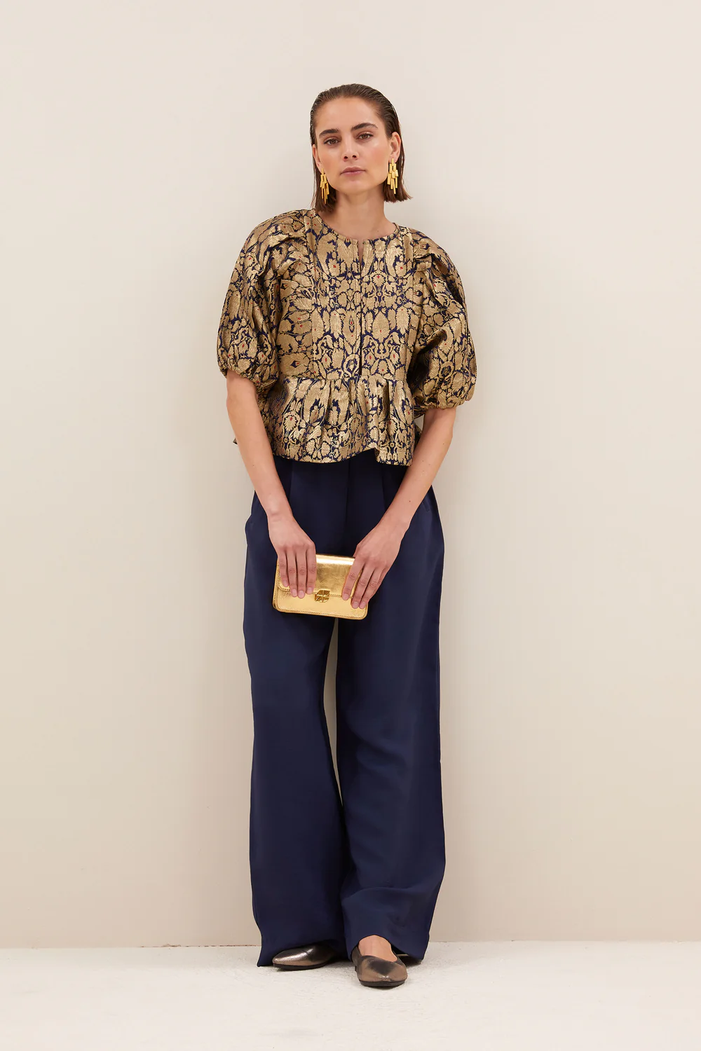 BY-BAR AVELON Blouse Gold – Image 4