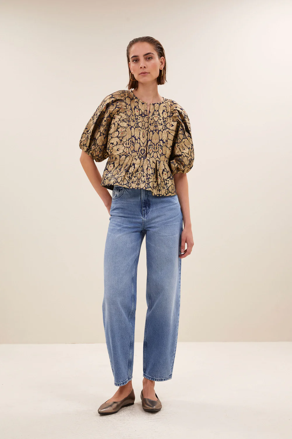 BY-BAR AVELON Blouse Gold – Image 6