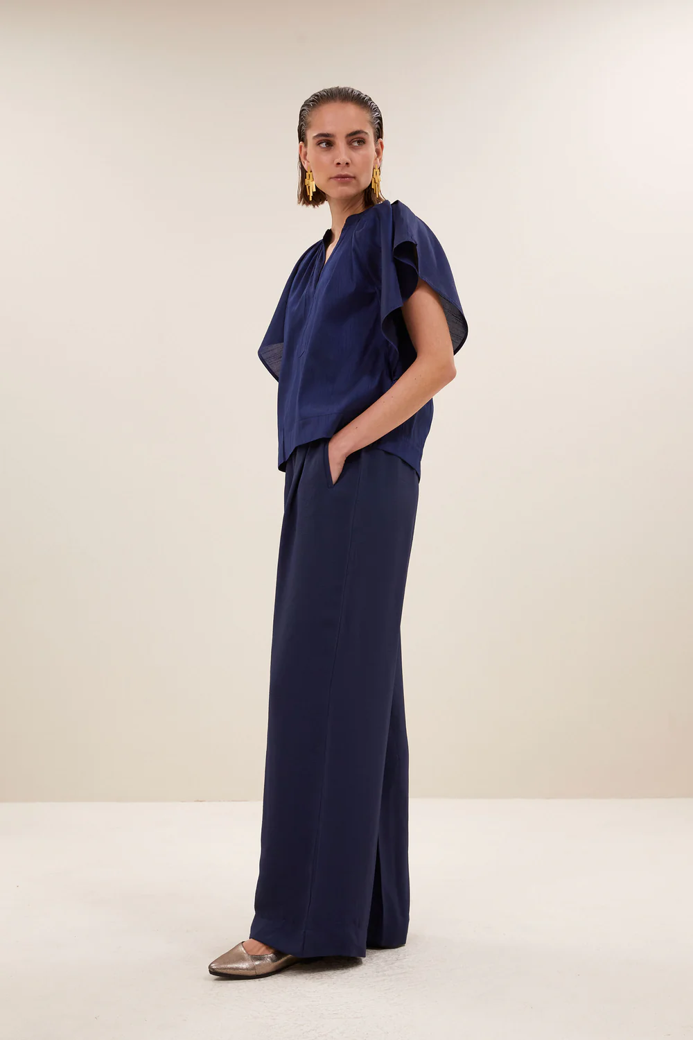 BY-BAR VINA Blouse Evening Blue – Image 4