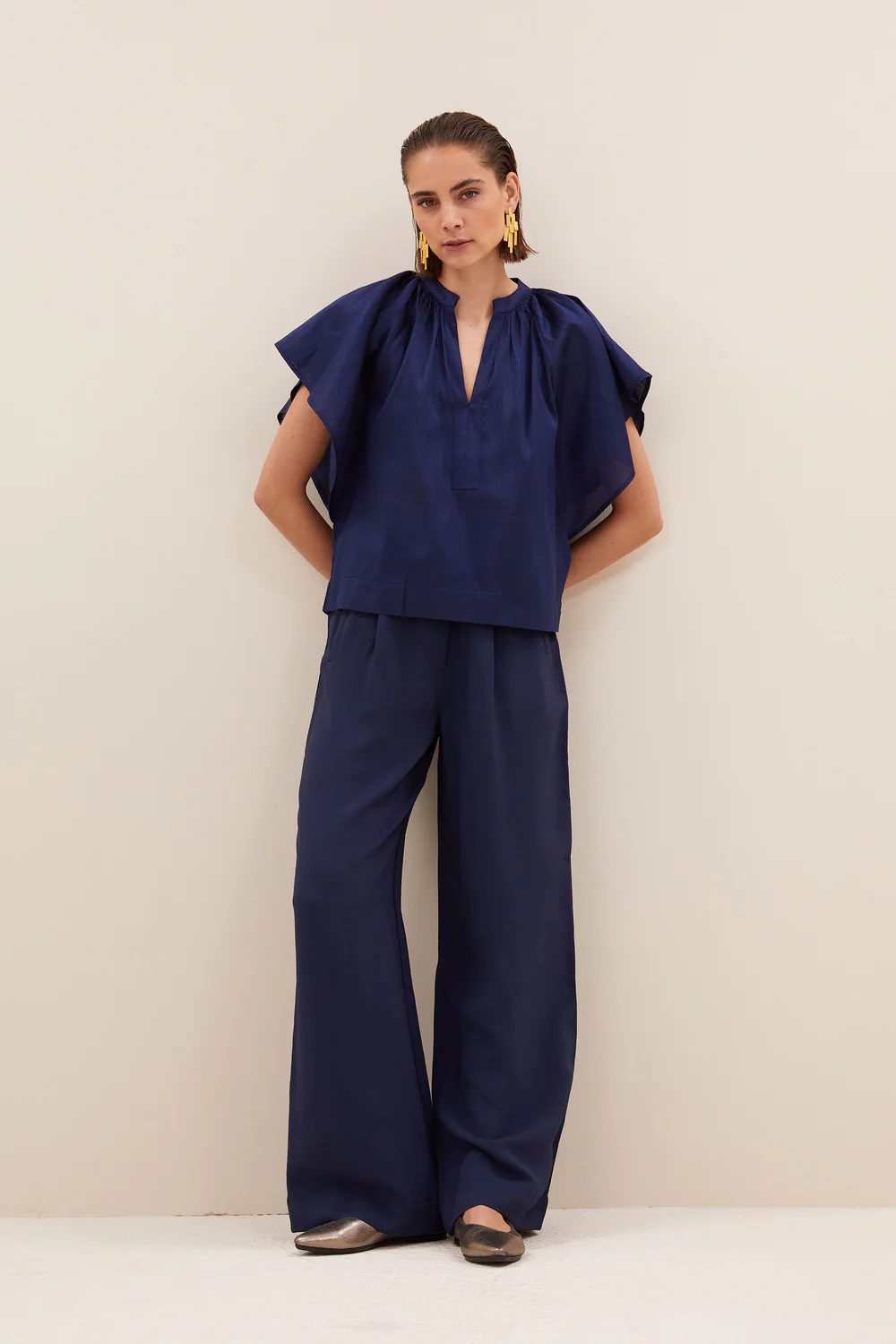 BY-BAR VINA Blouse Evening Blue – Image 6