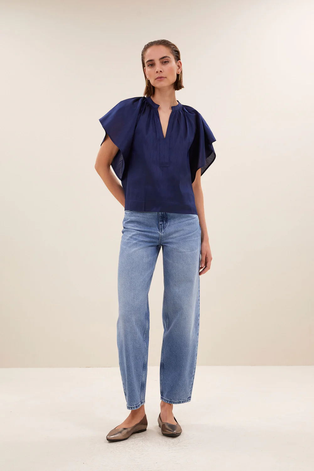 BY-BAR VINA Blouse Evening Blue – Image 7