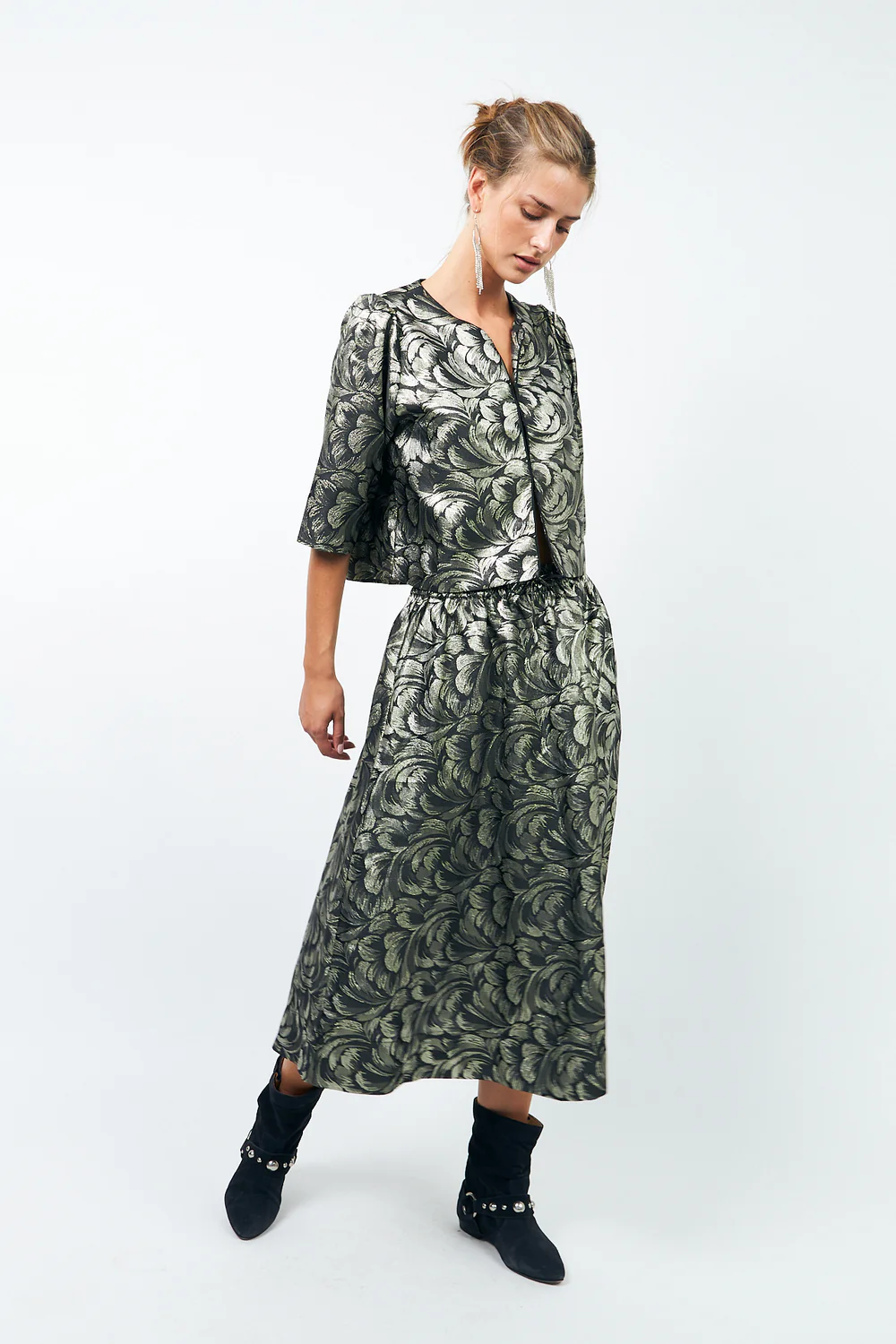 LOLLYS LAUNDRY CATALINA Jupe Silver