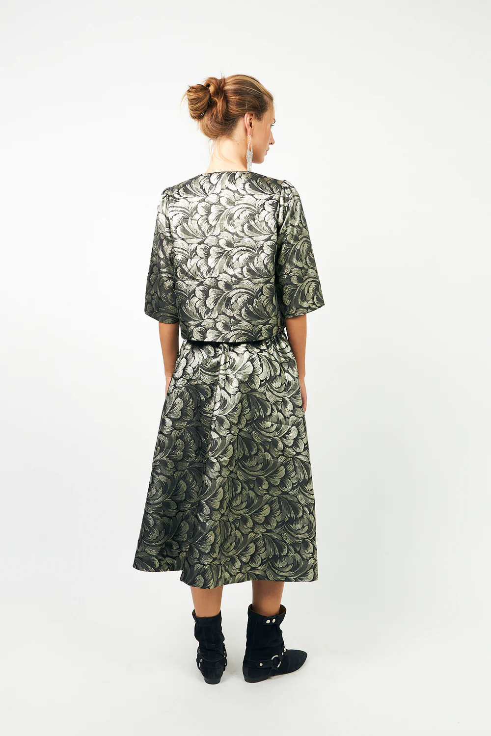 LOLLYS LAUNDRY CATALINA Jupe Silver – Image 4