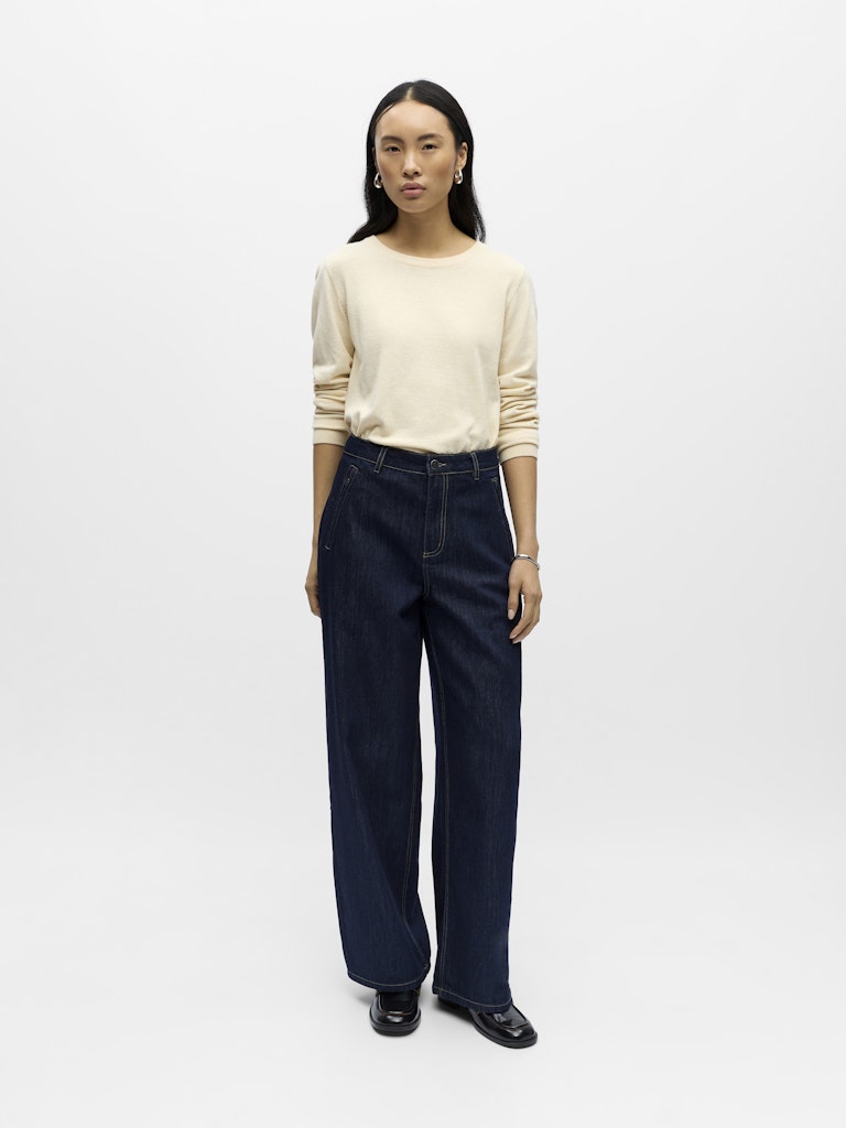 OBJECT OBJCARLY Jean Dark Blue Denim – Image 2