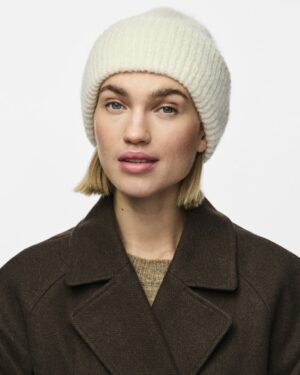 PIECES PCBERA Bonnet Laine Cloud Dancer