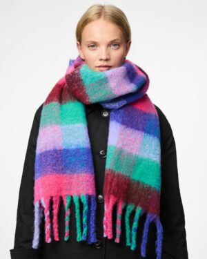 PIECES PCJANILLA Echarpe Bluing Check