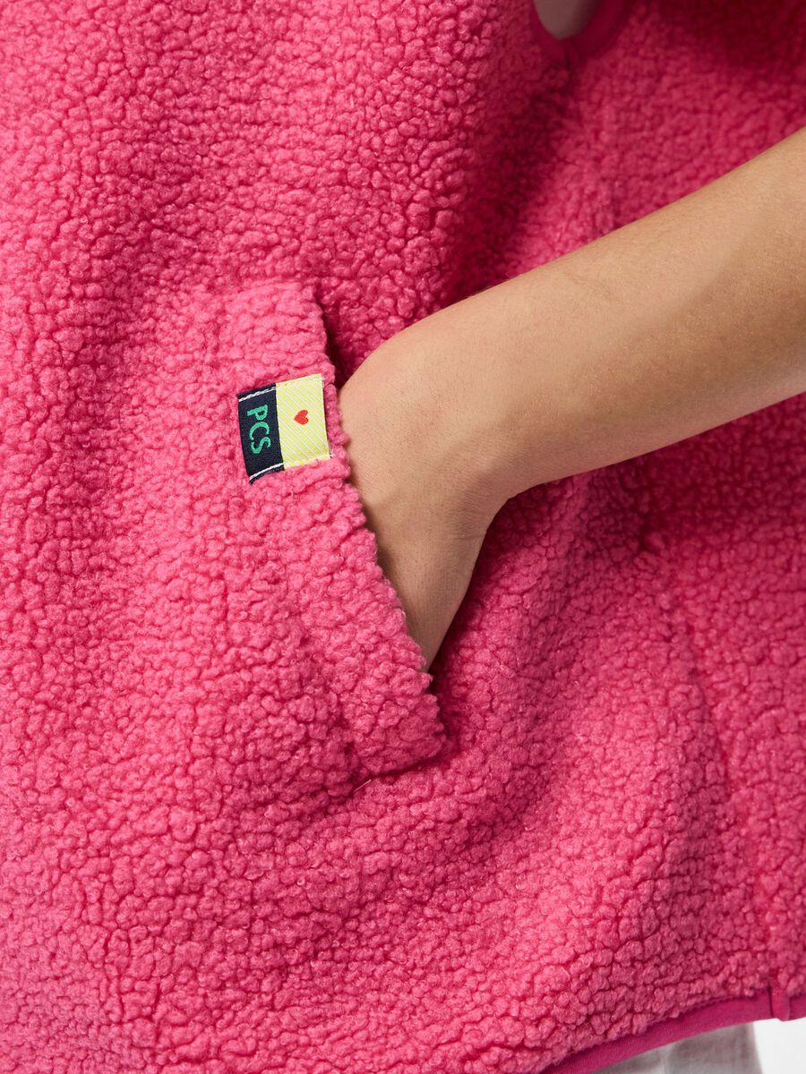 PIECES PCKATTY Gilet Shocking Pink – Image 5