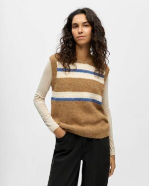 OBJECT OBJGALIA Pull Sans Manches Tannin