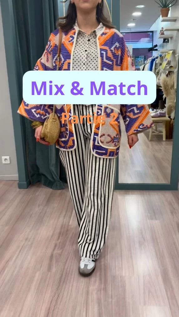 Osez le mix & match - Partie 2 

Qui a dit qu’il fallait choisir entre rayures ou pois ?🤭

Chez Le Comptoir, on vous prouve que tout peut se mélanger à condition d’y mettre du style ! 🧡

Avec ce full look Lollys Laundry, on mixe imprimés graphiques et textures tissées pour un résultat aussi original qu’harmonieux.

Et la pièce forte ? Une veste oversize tissée qui vient sublimer l’ensemble.😍

Besoin d’un coup de pouce pour vous lancer ? Notre Personal Shopper est là pour vous aider à créer des looks qui vous ressemblent.🛍️

Prenez rendez-vous directement sur notre site (lien dans la bio) ! 🔗

#rouen #lehavre #lecomptoir #personalshopper #mode #lecomptoirrouen #modefemme #conseilmode #mixandmatch